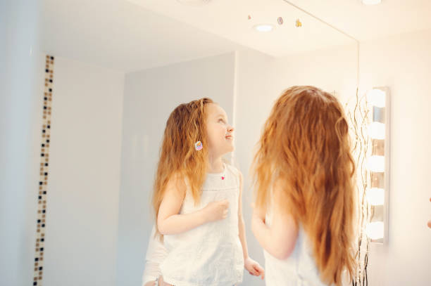 istock Cute family have fun in a bathroom 1142742457