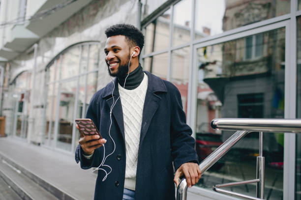 istock Black man in a city 1142744429