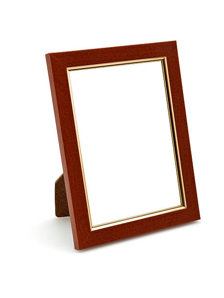 istock wooden picture frame with clipping path 114274849