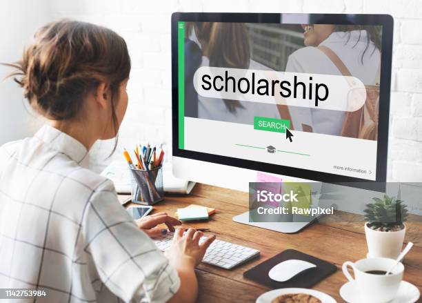 Student Looking For Scholarships Stock Photo - Download Image Now - Scholarship, University, Achievement