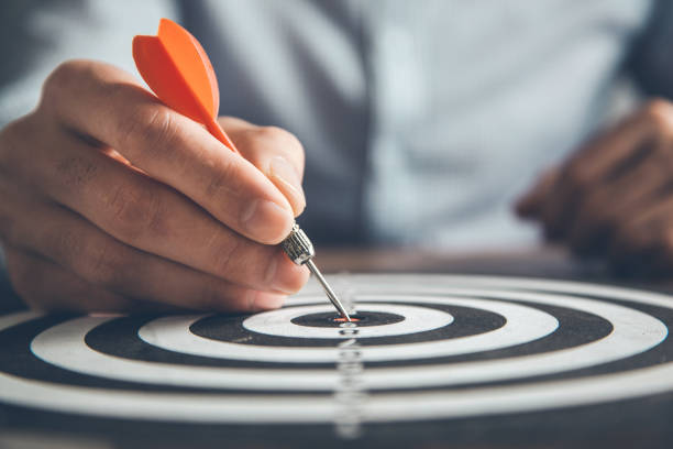 istock darts that stick to the target 1142758971