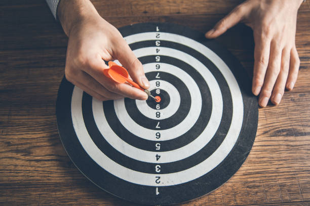 istock darts that stick to the target 1142758975