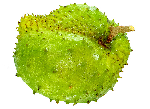Soursop isolated on white