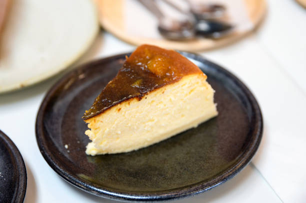 istock Pumpkin cheesecake recipe on ceramic plate 1142761871