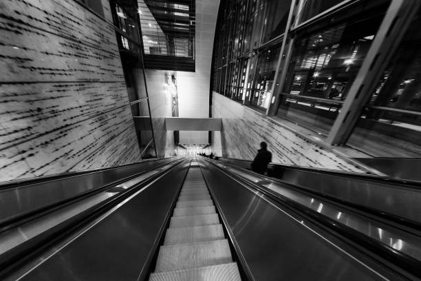 istock Airport Escalator Corridor 1142763667