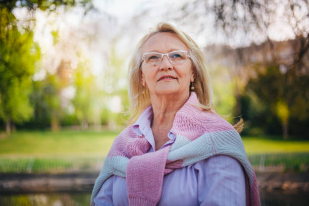 istock Senior woman portrait 1142765845