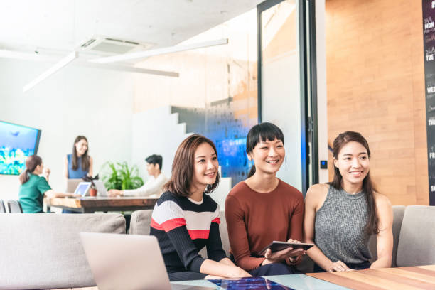 istock Asian business people are discussing issues 1142767866