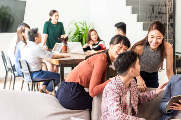 istock Asian business people are discussing problem 1142767876