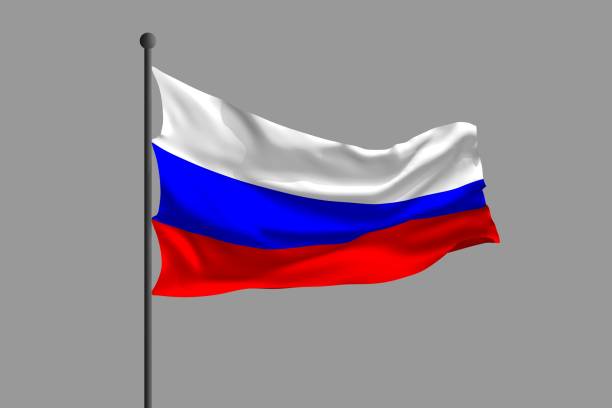 istock Waving flag of Russia. 3D rendering 1142768924