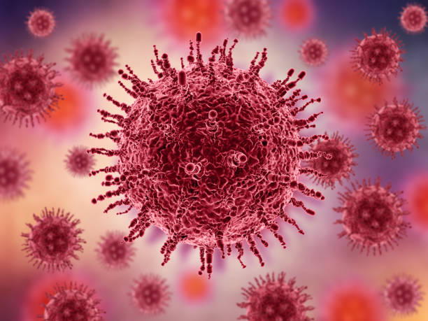 istock 3D medical background with abstract virus cells 1142774010