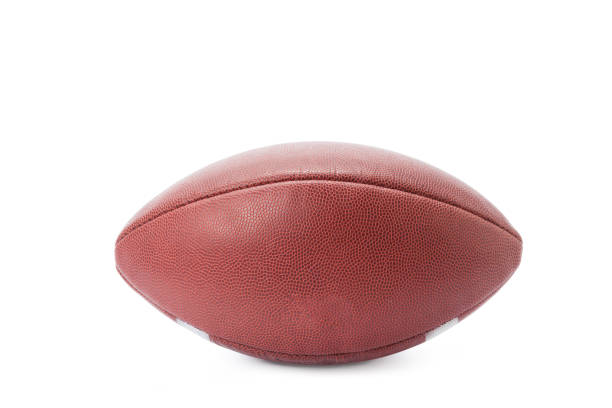 istock American Football isolated on a white background 1142780297