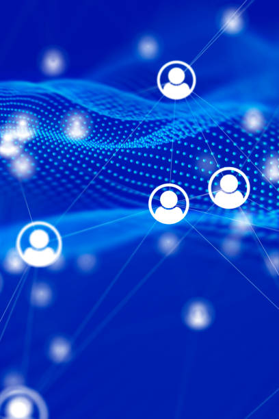 istock Social Network Connections icons on backgrounds 1142790396