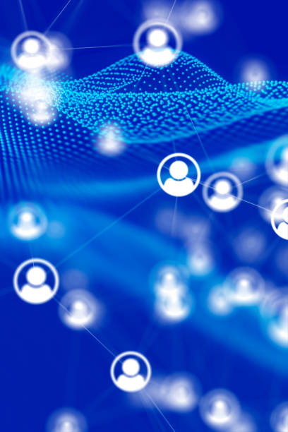 istock Social Network Connections icons on backgrounds 1142790397