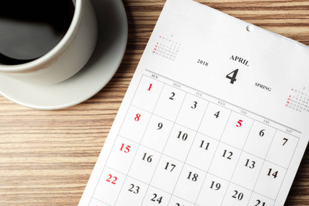 istock calendar on wooden table 1142790672