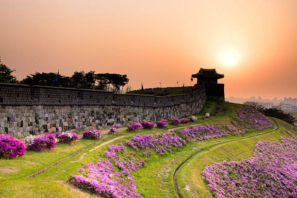 istock Sunset of Suwon Hwasung 1142791883