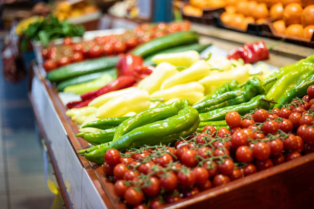 Vegetables at market of Budapest