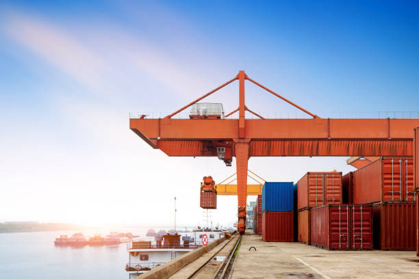 istock China and the Yangtze River cargo ship 1142803453