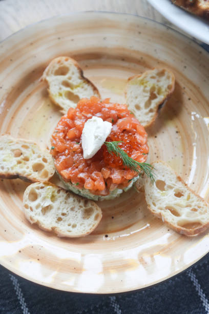 istock Salmon tartare 1142805790