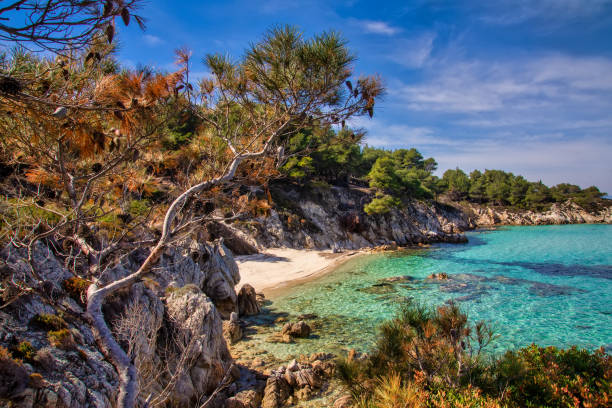 istock Kavourotripes or Orange is a small paradise of small beaches 1142807470