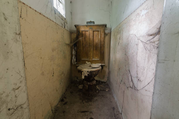 istock old wooden toilet 1142807508
