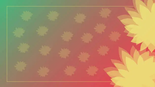 Vector illustration of Flower Background