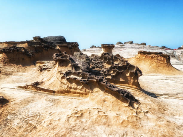 istock Yehliu Geopark rock formation in Taiwan 1142810217