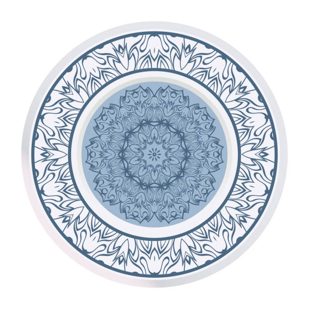 istock Round Floral Ornament Mandala. Vector Illustration.. For Home Decor, Interior Design, Coloring Book, Greeting Card, Invitation, Tattoo. Anti-Stress Therapy Pattern. 1142814468
