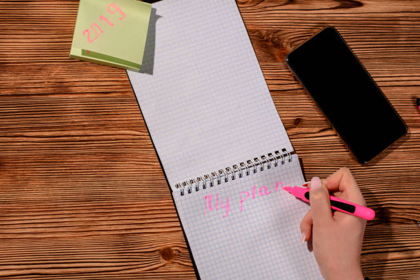 istock The writing a plan for medical examination. female hands with pen writing on notebook 1142816792