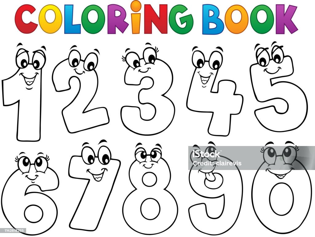 Ilustración de Libro De Colorear Números De Dibujos Animados 1 y más Vectores Libres de Derechos de Ilustración - Ilustración, Vector, Colorear - iStock Ilustración de Libro De Colorear Números De Dibujos Animados 1 y más Vectores Libres de Derechos de Ilustración - Ilustración, Vector, Colorear - iStock