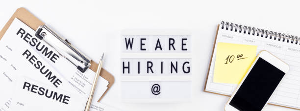 istock We are hiring flat lay on white background 1142818493