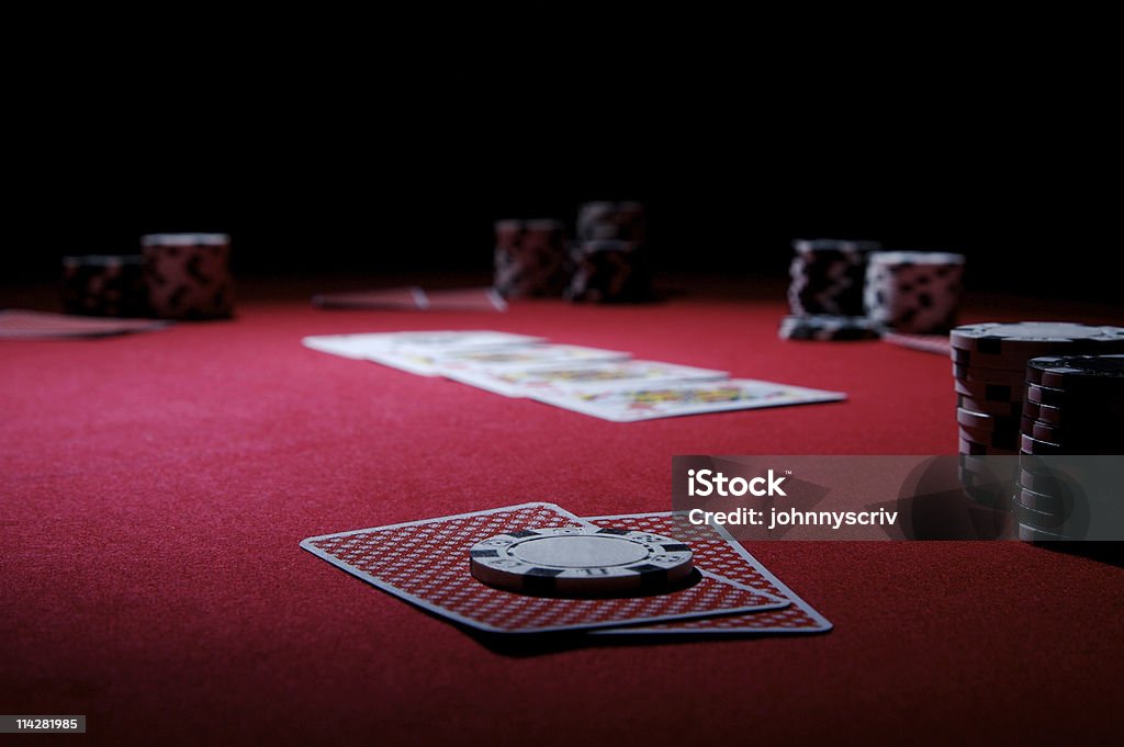 Texas Hold'em. - Foto stock royalty-free di Giochi