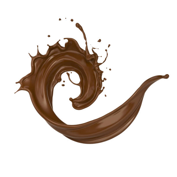 istock splash of chocolate milk or cocoa cream. 1142820143
