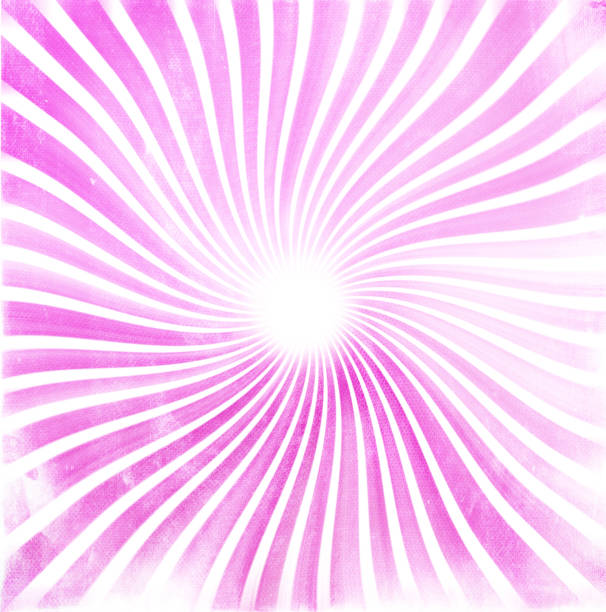 sunburst starburst background set color rays beams colored - soft pink flash imagens e fotografias de stock