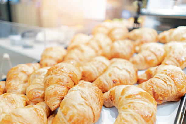 istock Croissants for sell at a shelf 1142822075