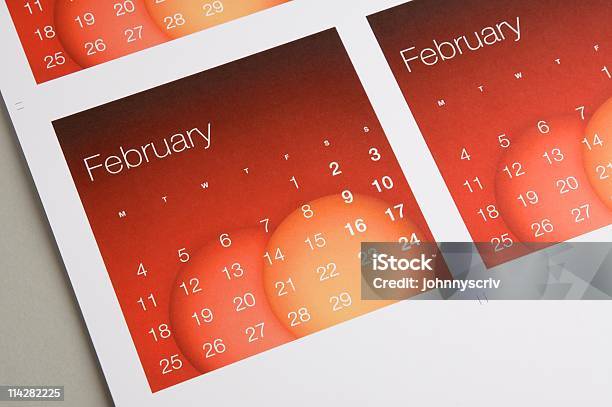 De Febrero Foto de stock y más banco de imágenes de 2008 - 2008, Abril, Calendario
