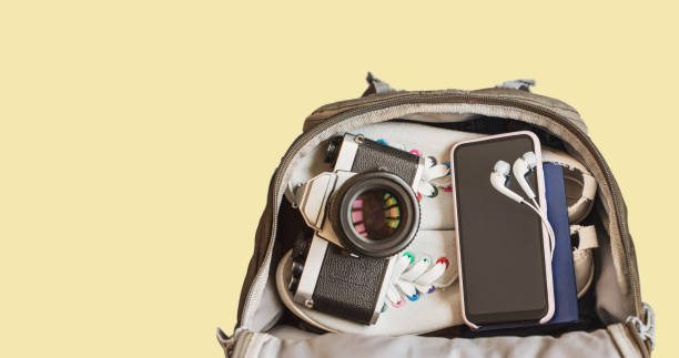 istock Accessories for travel. Travel concept 1142822679