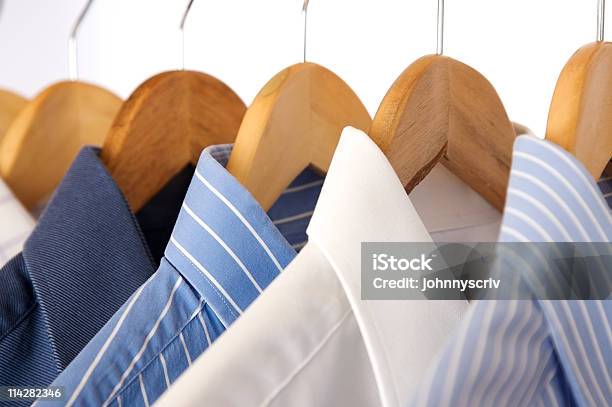 Shirt Rack V3 Stock Photo - Download Image Now - Dry Cleaned, Shirt, Hanging