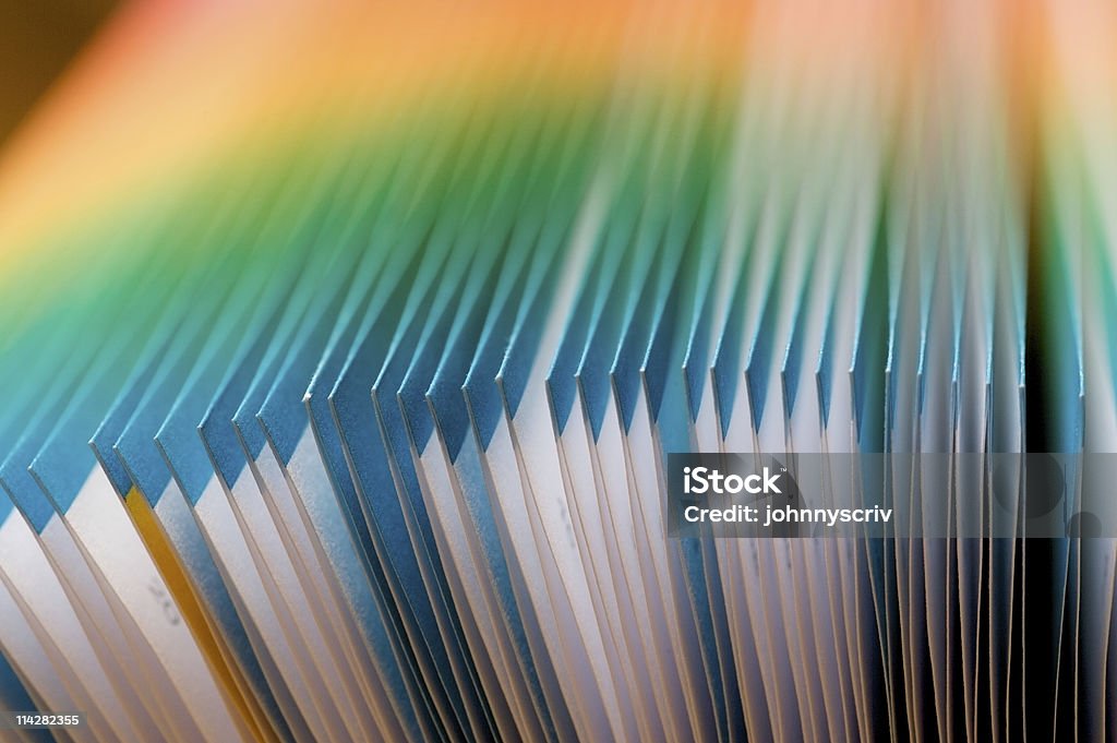 Colourful french Folded Pages...  Document Stock Photo