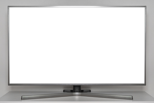 White screen on new digital TV