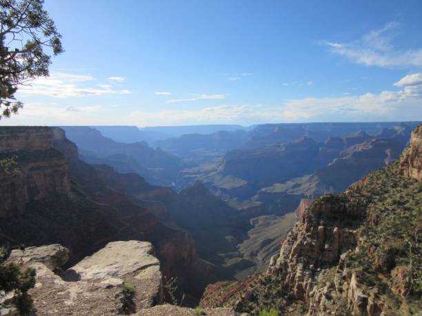 Scenic view of the Grand Canyon stock photo
