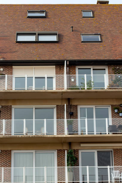 istock Modern apartment balcony in Middelkerke 1142829382