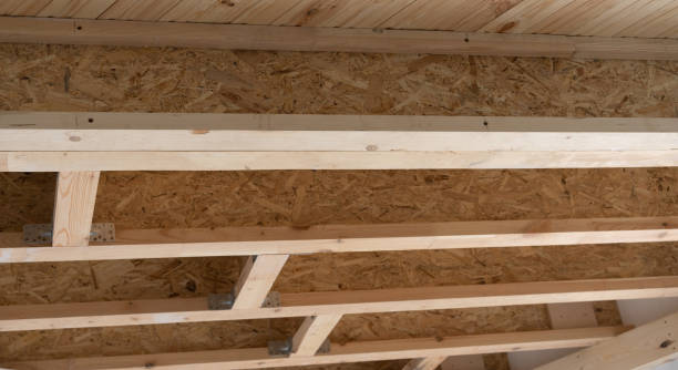 istock modern materials for construction - I-beam carport construction 1142829468