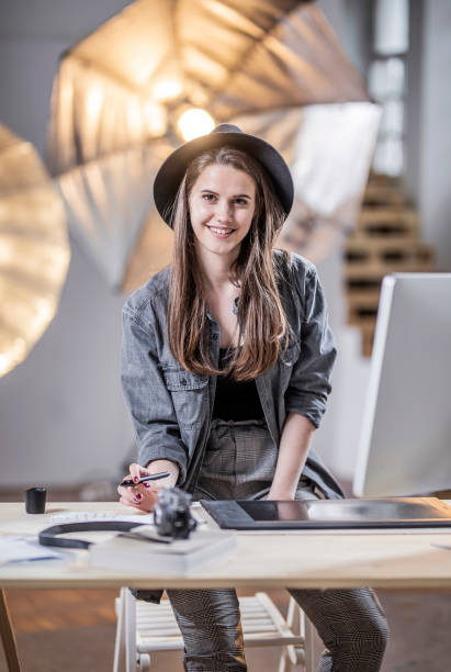 istock Portrait of a Photographer Working in The Studio 1142832157