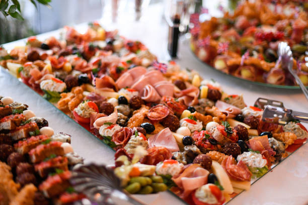 istock Delicious swedish buffet for special events 1142834090