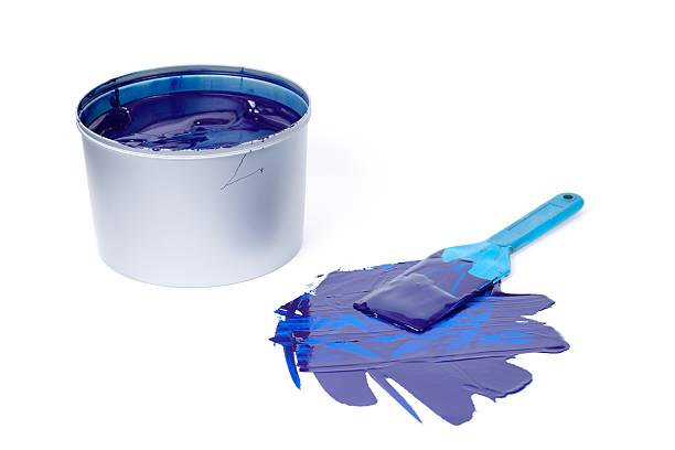 istock Cyan Tin and Ink Knife... 114283607