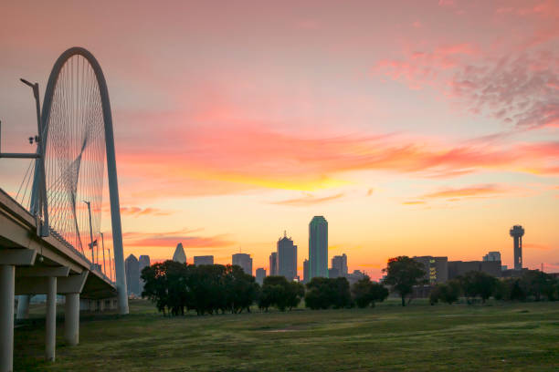Dallas in the morning. Texas.