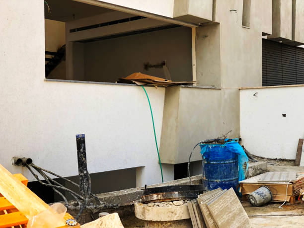 istock Home construction on a sunny day in Rishon Le Zion, Israel 1142842634