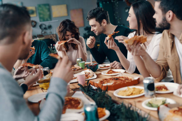 istock Good food and good friends. 1142843096