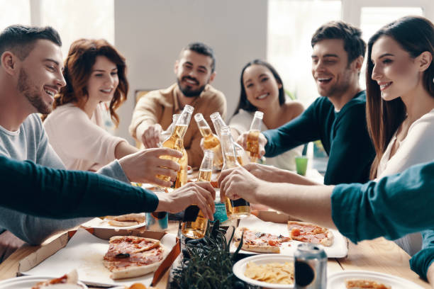 istock Toast to friends! 1142843181