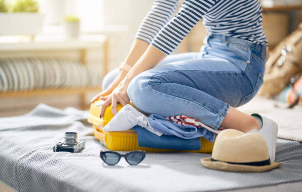 woman preparing for the journey
